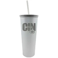 Cincinnati Reds 24oz. Opal Skinny Tumbler