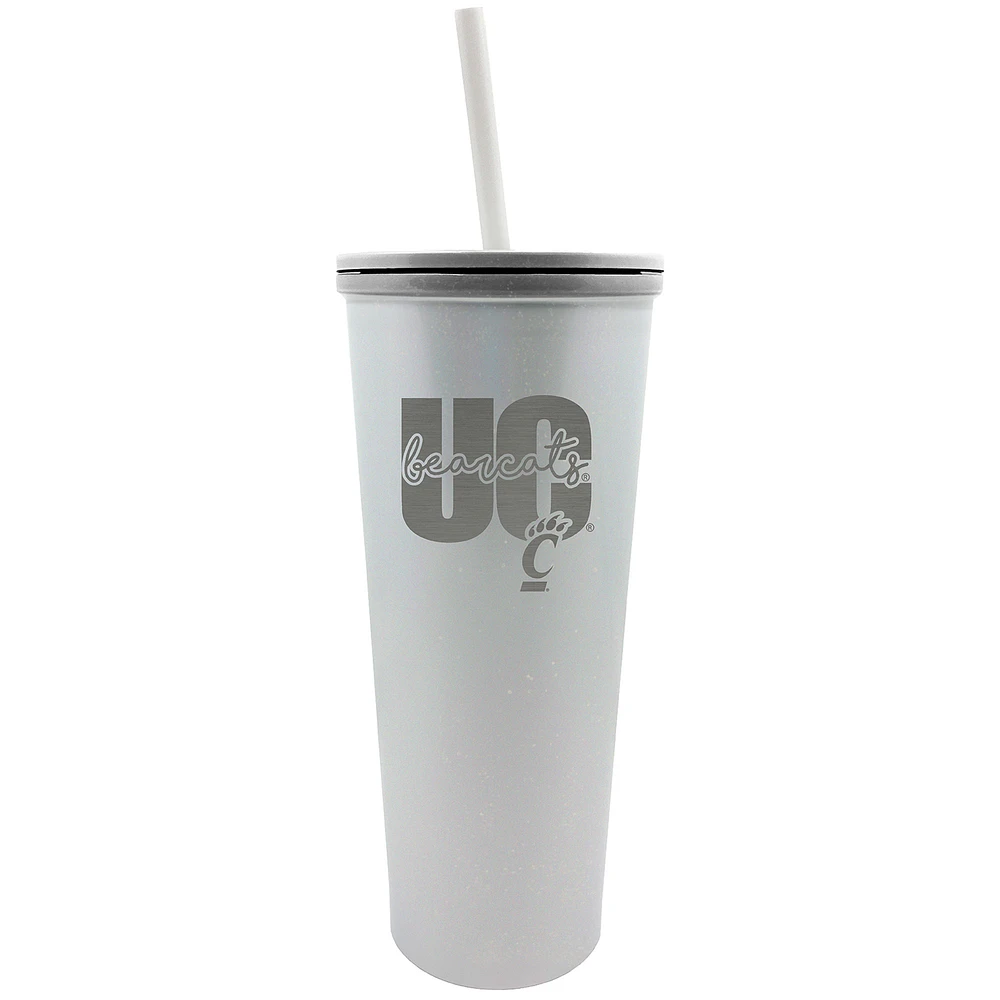 Cincinnati Bearcats 24oz. Opal Skinny Tumbler