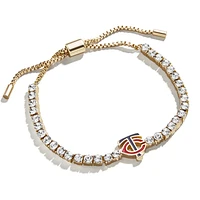 BaubleBar Minnesota Twins Pull-Tie Tennis Bracelet