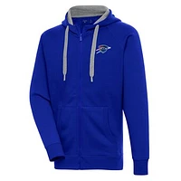 Men's Antigua  Blue Oklahoma City Victory Full-Zip Hoodie