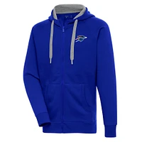 Men's Antigua  Blue Oklahoma City Victory Full-Zip Hoodie