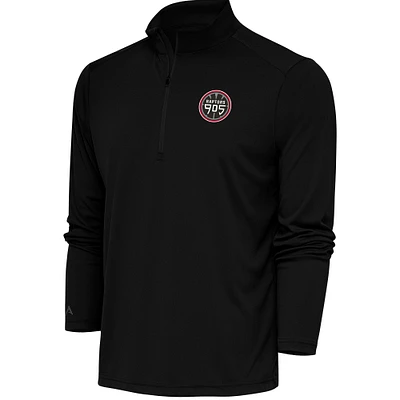 Men's Antigua Raptors 905 Tribute Quarter-Zip Pullover Top