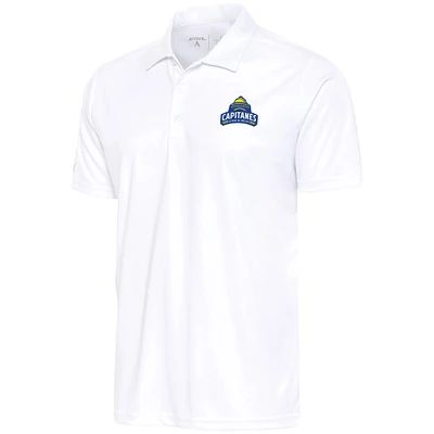 Men's Antigua  White Capitanes de Ciudad Mexico Big & Tall Tribute Polo