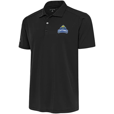 Men's Antigua  Charcoal Capitanes de Ciudad Mexico Big & Tall Tribute Polo