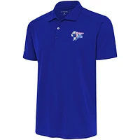 Men's Antigua  Blue Delaware Coats Big & Tall Tribute Polo