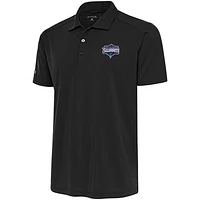 Men's Antigua  Charcoal Greensboro Swarm Big & Tall Tribute Polo