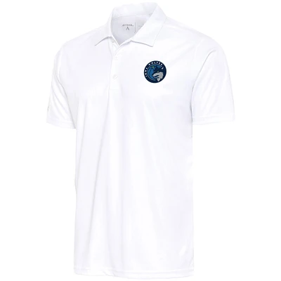 Men's Antigua  White Iowa Wolves Big & Tall Tribute Polo