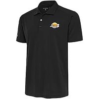 Men's Antigua  Charcoal South Bay Lakers Big & Tall Tribute Polo