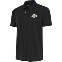 Men's Antigua  Charcoal South Bay Lakers Big & Tall Tribute Polo