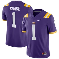 Men's Nike Ja'Marr Chase Purple LSU Tigers Player Game Jersey