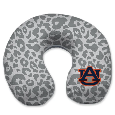 Auburn Tigers Cheetah Print Memory Foam Travel Pillow