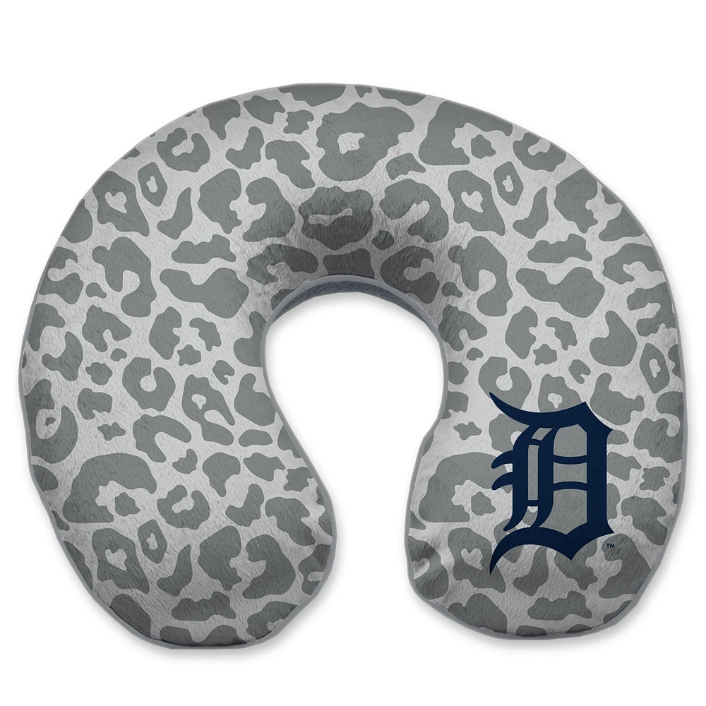 Detroit Tigers Cheetah Print Memory Foam Travel Pillow