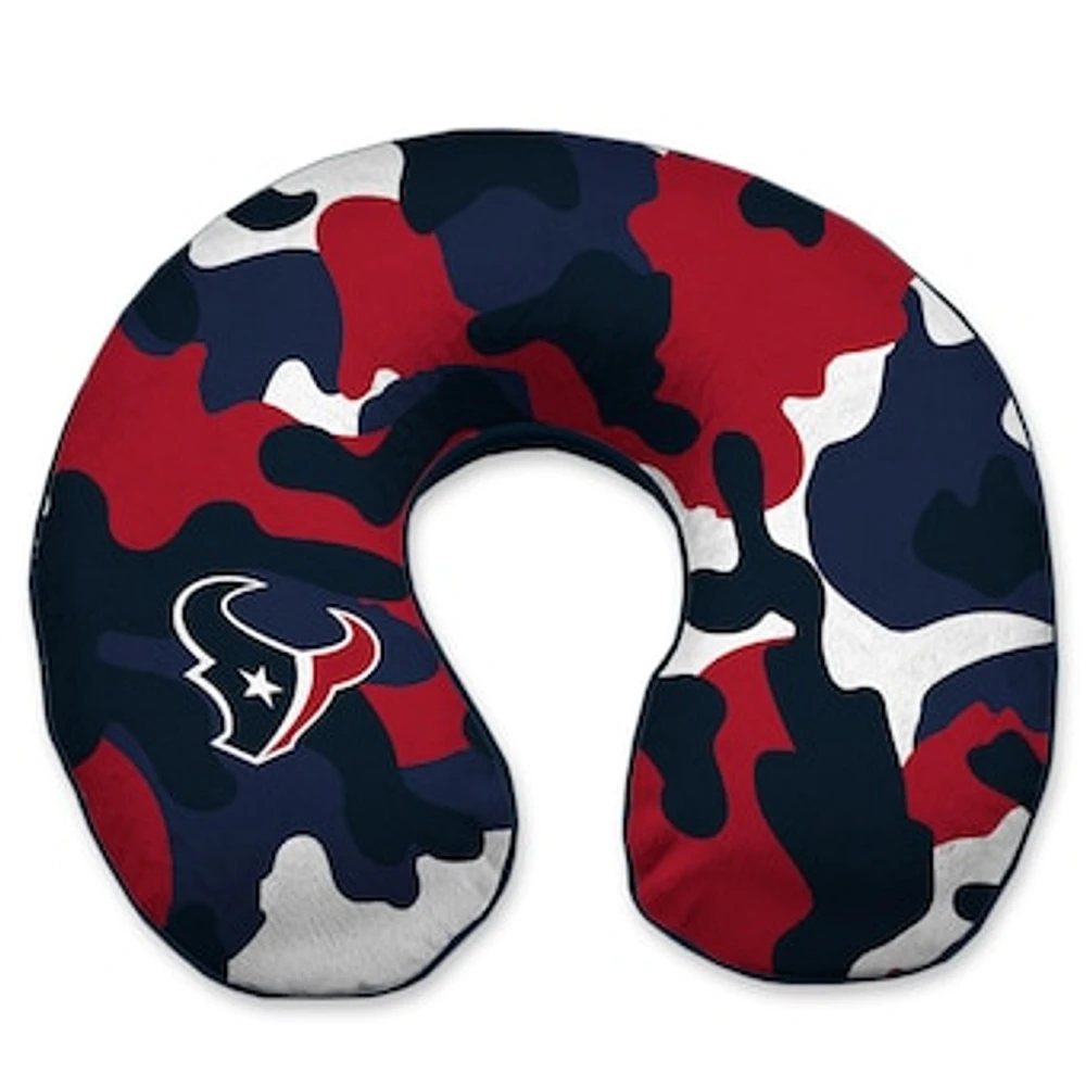 Houston Texans Camo Memory Foam Travel Pillow