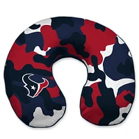 Houston Texans Camo Memory Foam Travel Pillow