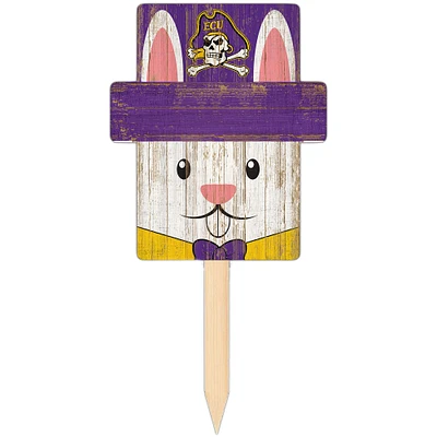 ECU Pirates 16" x 19" Easter Bunny Yard Stake