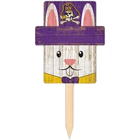 ECU Pirates 16" x 19" Easter Bunny Yard Stake