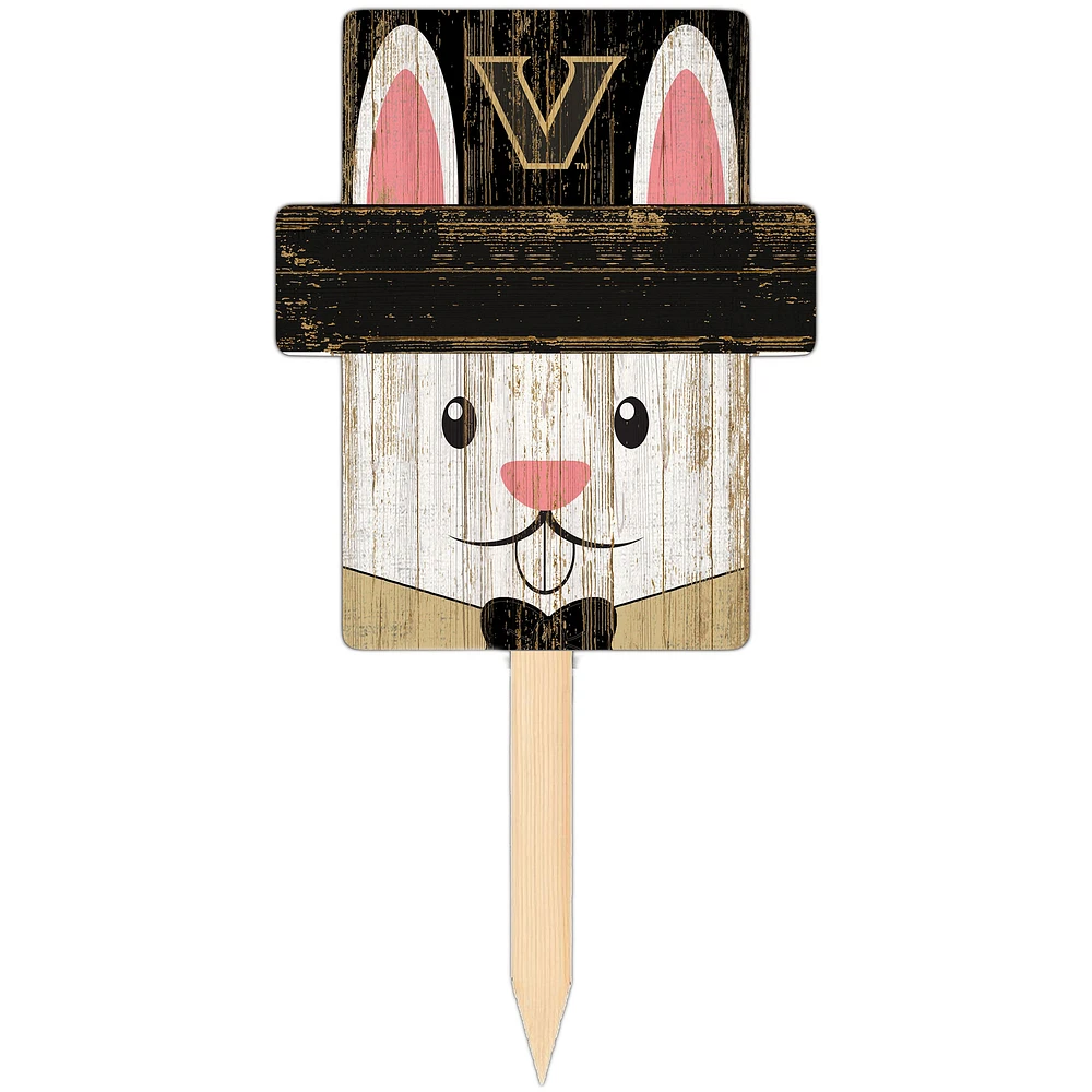 Vanderbilt Commodores 16" x 19" Easter Bunny Yard Stake