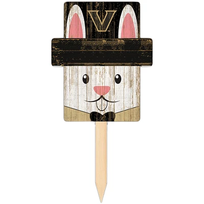 Vanderbilt Commodores 16" x 19" Easter Bunny Yard Stake