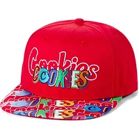 Men's Cookies Clothing Red On The Block Snapback Hat
