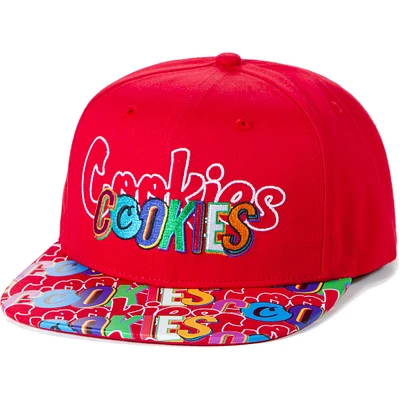 Men's Cookies Clothing Red On The Block Snapback Hat