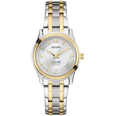 Women's Surry Community College Bulova Classic Two-Tone Round Watch
