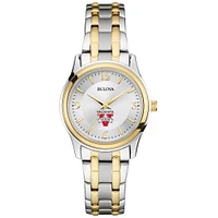 Women's Valdosta State Blazers Bulova Classic Two-Tone Round Watch
