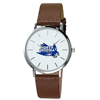 Men's North Georgia Nighthawks Plexus Brown Leather Watch