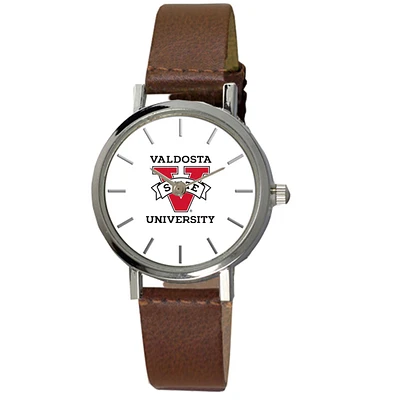 Women's Valdosta State Blazers Plexus Brown Leather Watch