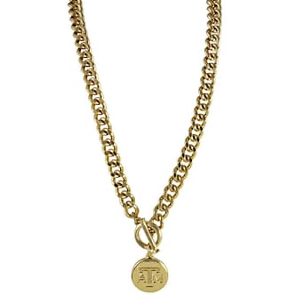 Texas A&M Aggies Ramsey Gold Necklace