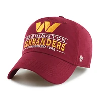 Men's '47  Burgundy Washington Commanders Vernon Clean Up Adjustable Hat