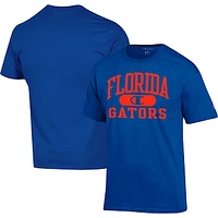 Men's Champion Royal Florida Gators Arch Pill T-Shirt