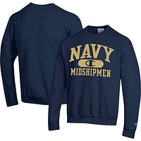 Men's Champion Navy Midshipmen Arch Pill Sweatshirt