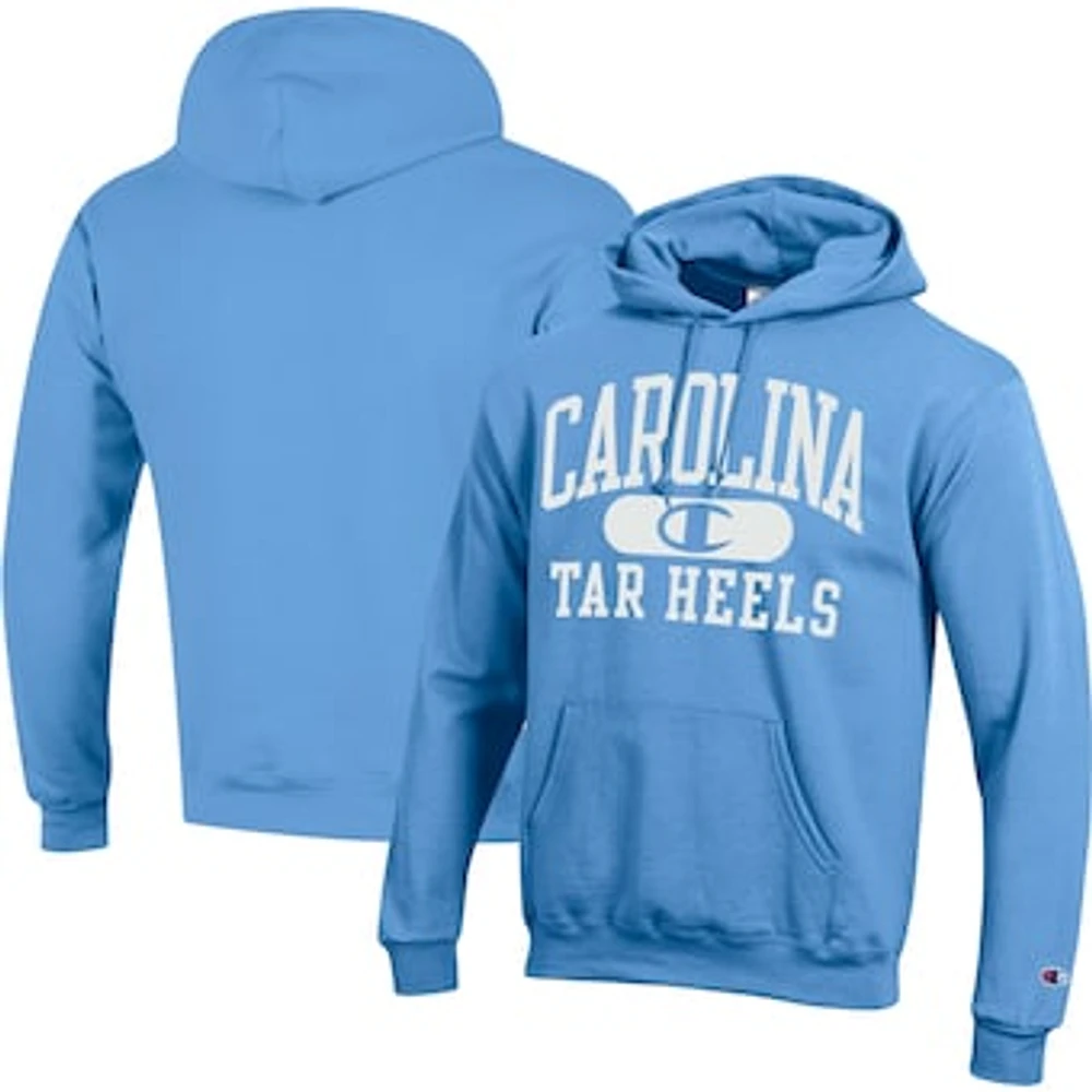 Men's Champion Carolina Blue North Carolina Tar Heels Arch Pill Pullover Hoodie