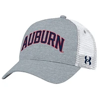 Men's Under Armour  Gray Auburn Tigers 2023 Sideline Trucker Adjustable Hat