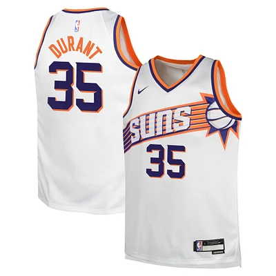 Youth Nike Kevin Durant White Phoenix Suns Swingman Jersey - Association Edition