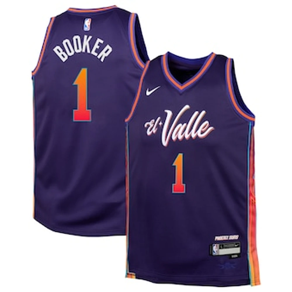 Youth Nike Devin Booker Purple Phoenix Suns  Swingman Replica Jersey - City Edition