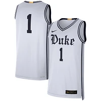 Men's Nike #1 Duke Blue Devils Limited Authentic Jersey