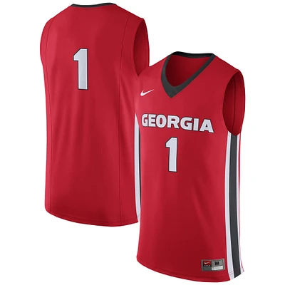 Men's Nike #1 Georgia Bulldogs Replica Jersey