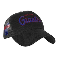 Youth Mitchell & Ness Black New York Giants Times Up Precurved Trucker Adjustable Hat