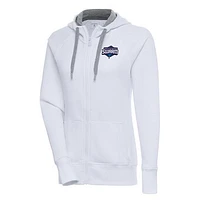 Women's Antigua Greensboro Swarm Victory Full-Zip Hoodie