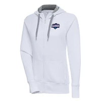 Women's Antigua Greensboro Swarm Victory Full-Zip Hoodie