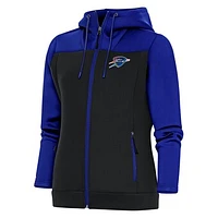 Women's Antigua Blue Oklahoma City Protect Full-Zip Hoodie