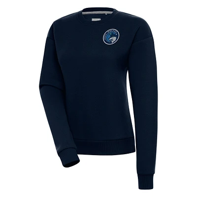 Women's Antigua Navy Iowa Wolves Victory Pullover Sweatshirt