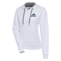 Women's Antigua White Capitanes de Ciudad Mexico Victory Pullover Hoodie