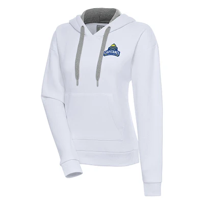 Women's Antigua White Capitanes de Ciudad Mexico Victory Pullover Hoodie