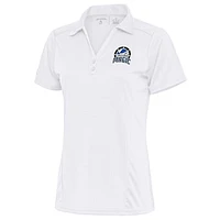 Women's Antigua White Lakeland Magic Tribute Polo