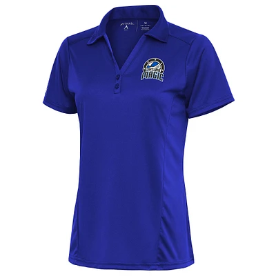 Women's Antigua Blue Lakeland Magic Tribute Polo