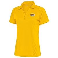 Women's Antigua Gold South Bay Lakers Tribute Polo