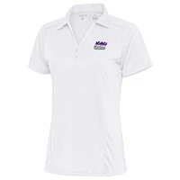 Women's Antigua White Stockton Kings Tribute Polo