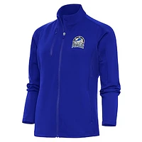 Women's Antigua Blue Lakeland Magic Generation Full-Zip Jacket